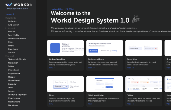 Workd Website Design informational docs